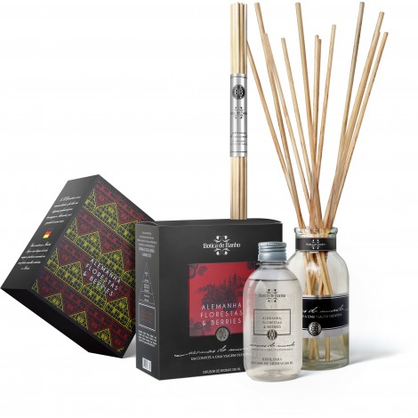 Kit Difusor de Aromas para ambiente Alemanha Botica de Banho 250 ml