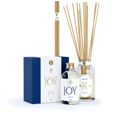 Kit Difusor de Aromas para Ambiente Joy Botica de Banho 250 ml